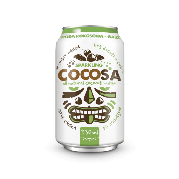 COCOSA KOOKOSVESI GASEERITUD 330ML x 24