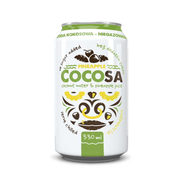 COCOSA KOOKOSVESI ANANASS 330ML X 24