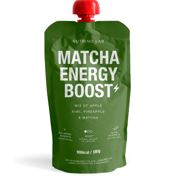 Matcha energia: õun, kiivi, ananass ja matcha 6 x 180g